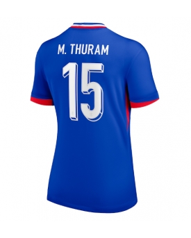 Francia Marcus Thuram #15 Maglia Gara Casa Repliche Europei 2024 Donna